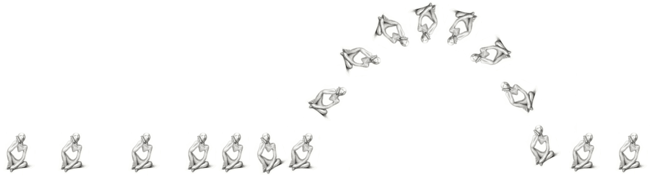 volající muži salto